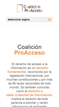 Mobile Screenshot of proacceso.org